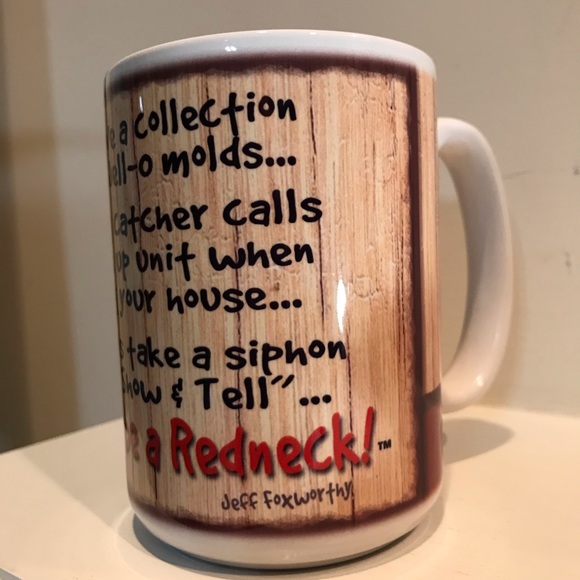 ♥️3/$15 “You might be a Redneck…” coffee/tea mug Jeff Foxworthy - Picture 2 of 6